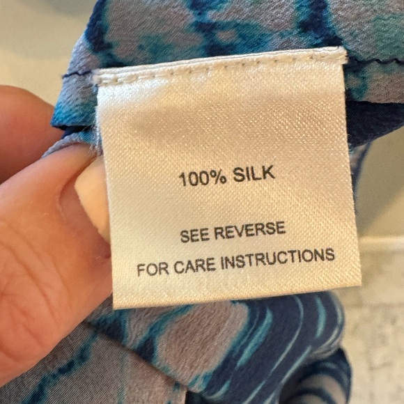 Tangerine-NYC silk tie dye blouse size small - Picture 4 of 4